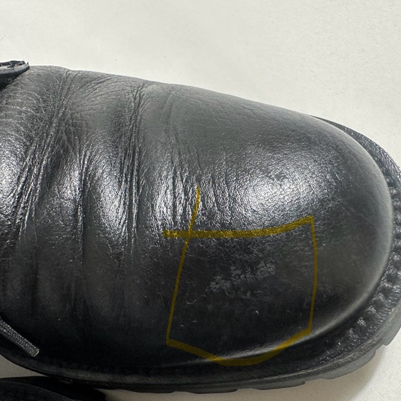 Salvatore Ferragamo Mens Derby Shoes 10,5 D Oxford Black Leather - Picture 16 of 16